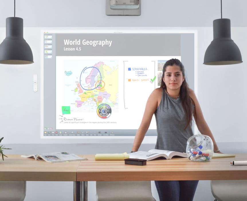 Tableau Blanc Interactif Tactile En Classe